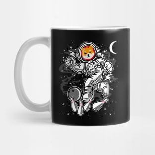 Astronaut Bowling Shiba Inu Coin To The Moon Shib Army Crypto Token Cryptocurrency Blockchain Wallet Birthday Gift For Men Women Kids Mug